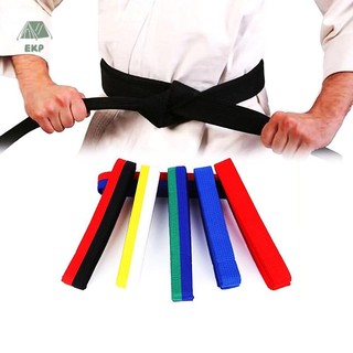 [EKP]Dây đai xếp hạng màu Taekwondo có sẵn Cotton Võ thuật Judo Karate TKD Aikido Dây đồng phục Trẻ em Người lớn Tốt