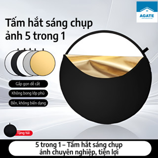 Tấm hắt sáng 5 trong 1 tròn – Đa năng, tiện dụng cho chụp ảnh và quay phim chuyên nghiệp