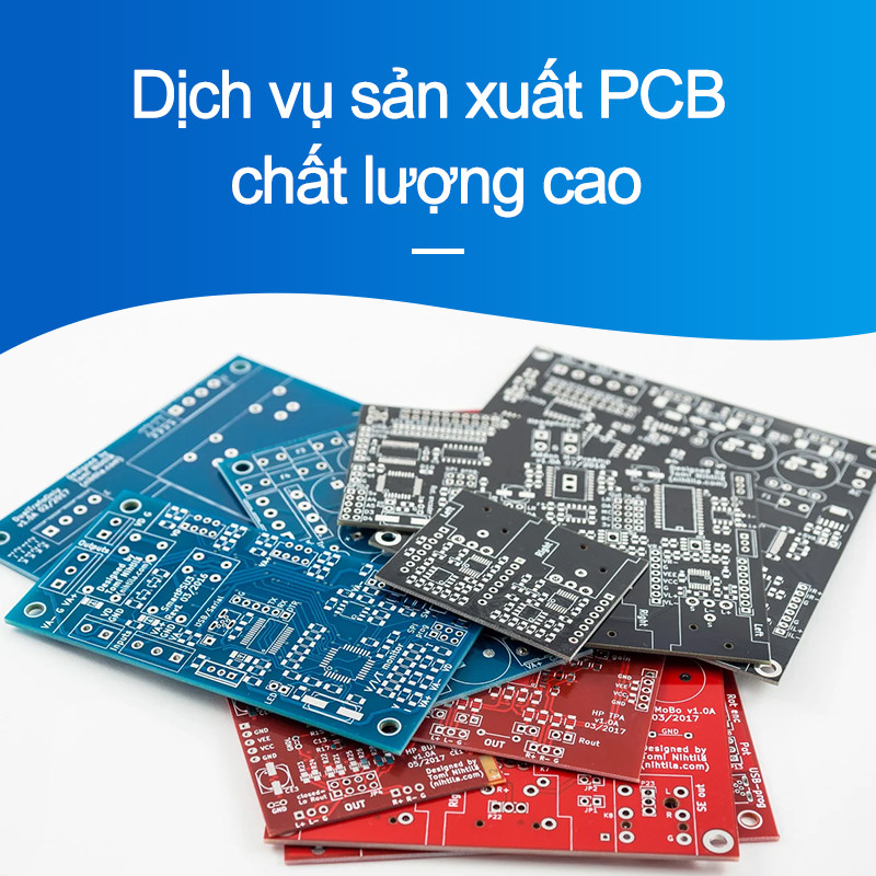 Sản xuất PCB chất lượng cao – MOQ 5, Tùy chỉnh màu miễn phí, Bảng đơn, đôi và nhiều lớp