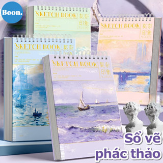 Sổ Sketch Không Kị Tẩy / Global Art 60 Trang, Sổ Phác Thảo A4 /16k,  Sổ vẽ phác thảo giấy trơn Sketch Book