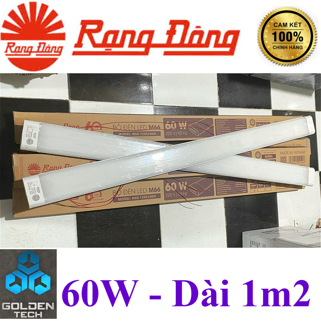 (Rạng Đông) Bóng Đèn LED bán nguyệt bảng lớn dài 1m2 - Công suất 60W - Siêu sáng - Siêu bền - Model 
