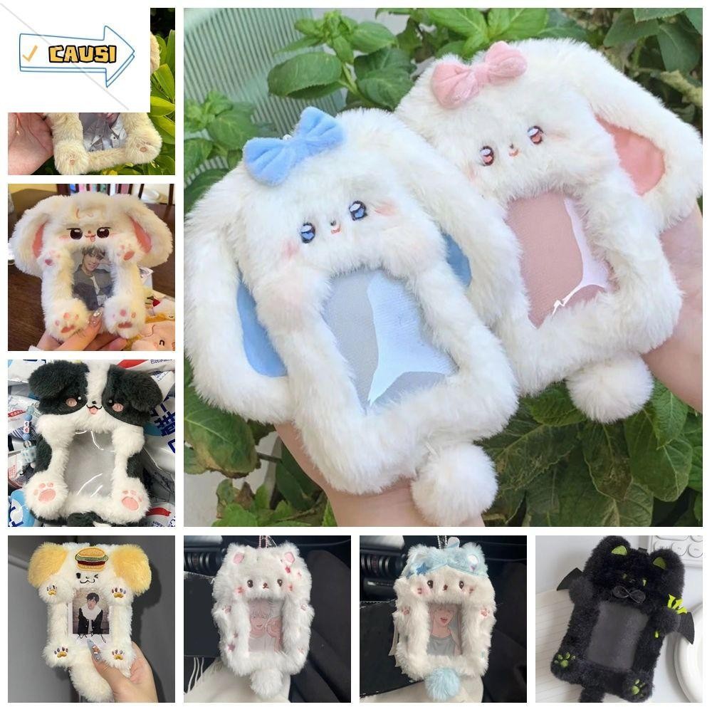 CAUSI Photocard, Thỏ / Chó / Mèo Thỏ Tai Lớn / Border Collie Photo Card Holder, Phim Hoạt Hình Sang 