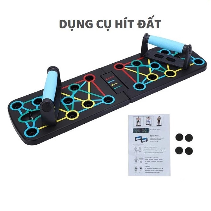 Bảng chống đẩy đa năng Push Up Board, dụng cụ hỗ trợ hít đất tập ngực, vai tại nhà