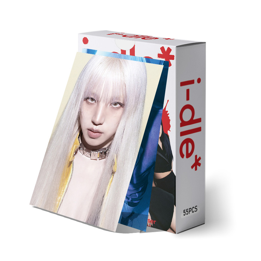 10-127 chiếc I-DLE We Are Hologram Laser LOMO thẻ I SWAY 2nd Full Album Super Lady Photocards GIDLE 