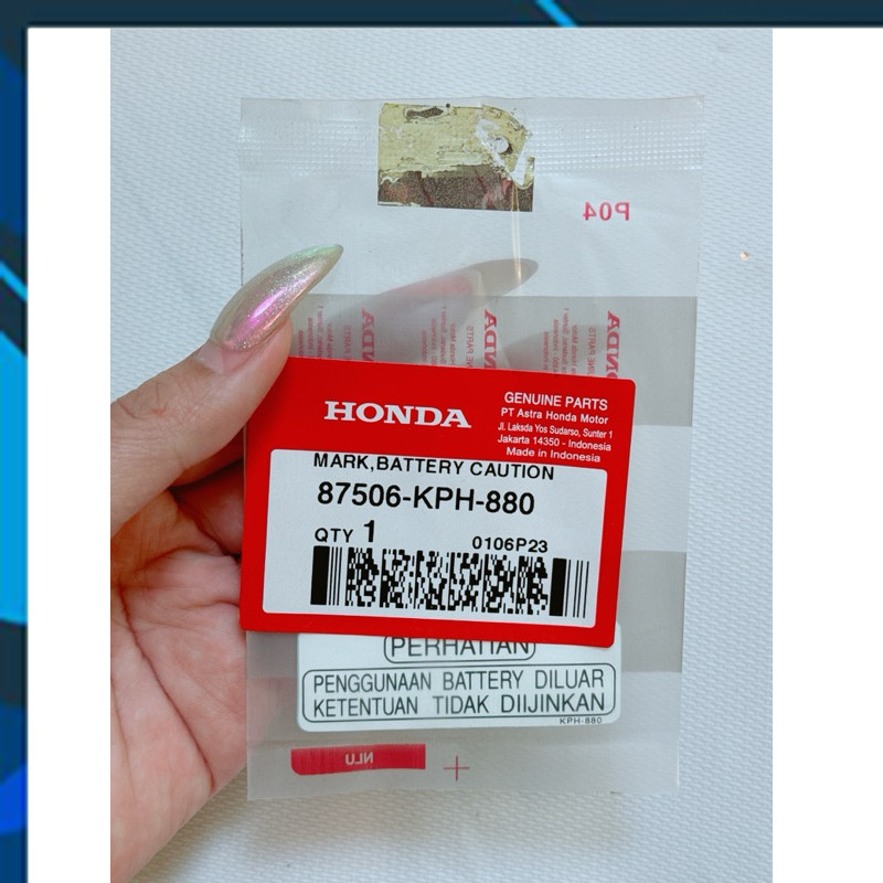 TEM THÔNG SỐ BÌNH ẮC QUY SONIC 150 / WINNER V1V2V3 / PCX / VARIO / WAVE 100 / WAVE 125 / / VISION / 