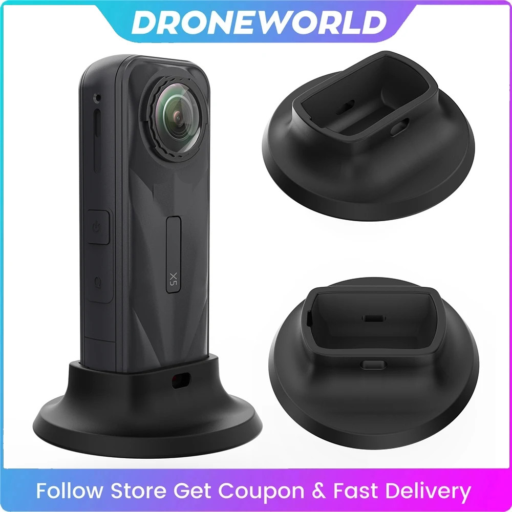 Đế Để Bàn Silicon Cho Insta360 X5 X4 Đế Để Bàn Cố Định Cho Insta360 X5 X4 Gắn Phụ Kiện Camera