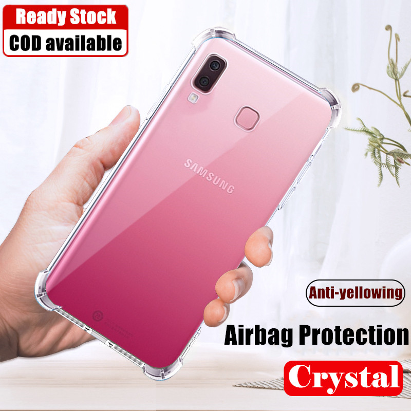 Dành cho Samsung Galaxy A8 Star 6.3 inch SM-G885F G885Y G885S G8858 Ốp điện thoại silicon lỏng trong