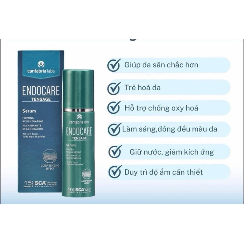 Tinh Chất Dưỡng Da Chống Lão Hóa Endocare Tensage Serum
