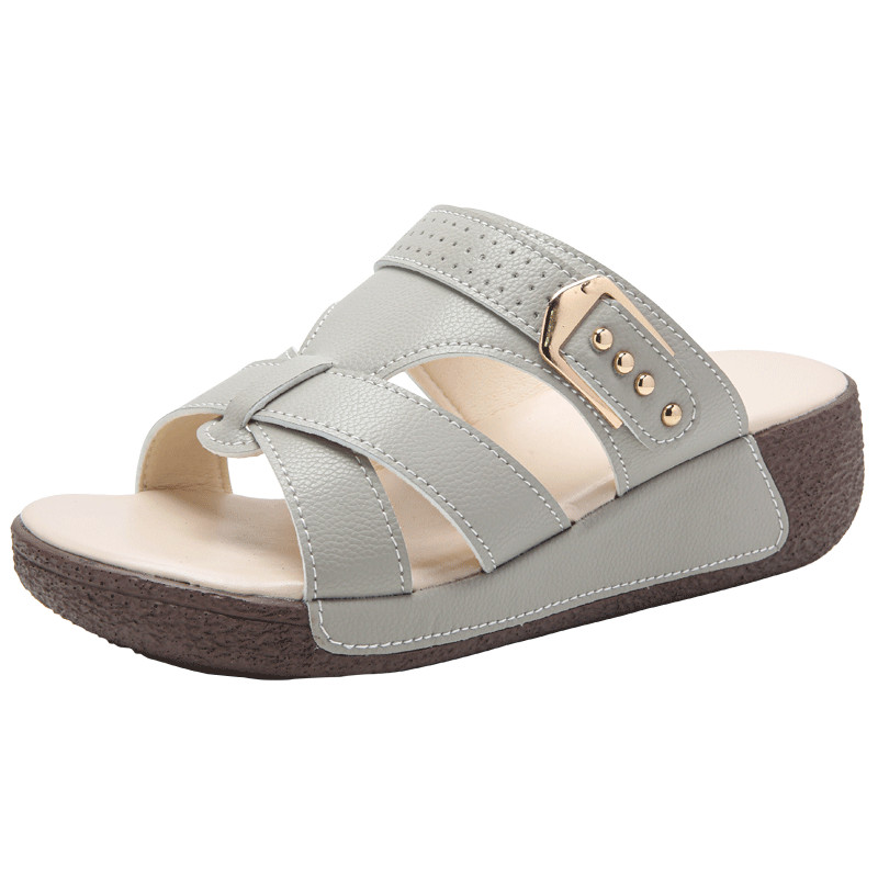 Dép xỏ ngón đế dày mùa Hè cỡ lớn Dép lê nữ đế dày size 35-44 COM8