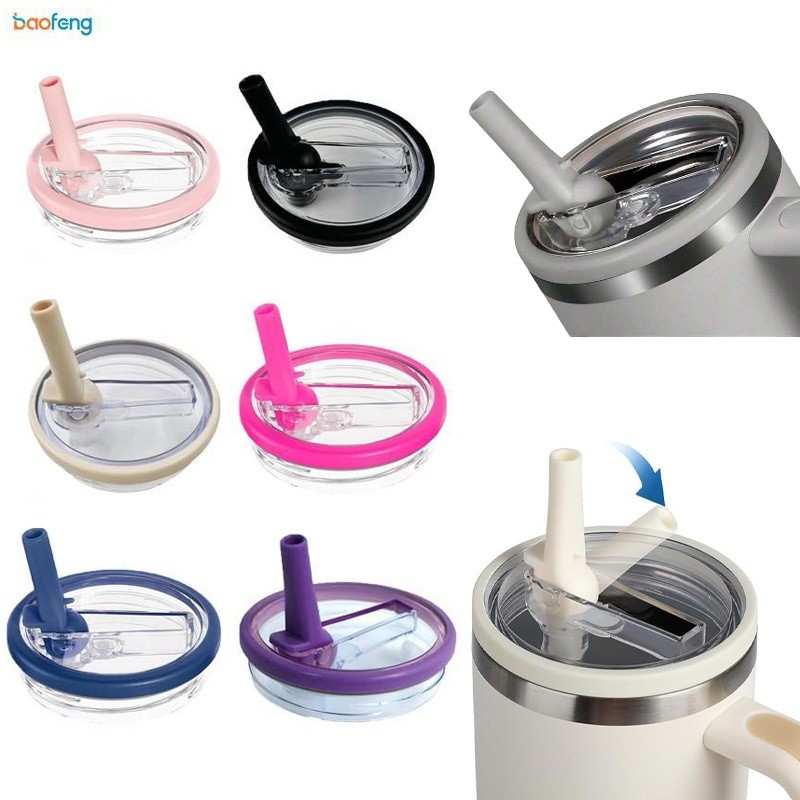 40oz Tumbler Lật Nắp Ống Hút Chống Rò Rỉ Thay Thế Tumbler Nắp Nắp Chai Nước IceFlow Tumbler