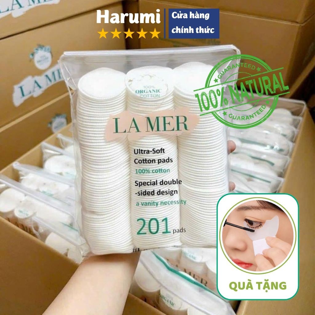 (Combo 2 Gói) Bông Tẩy Trang Lamer 201, Bông Tẩy Trang Miniso 180 Miếng, Bông Tẩy Trang Lamer Chính 