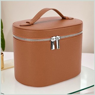Túi Đựng Mỹ Phẩm Nữ Túi Trang Điểm Da PU Chống Thấm Nước Tổ Chức Dây Kéo Túi Vanity Tote Cho Trang Sức Vệ Sinh