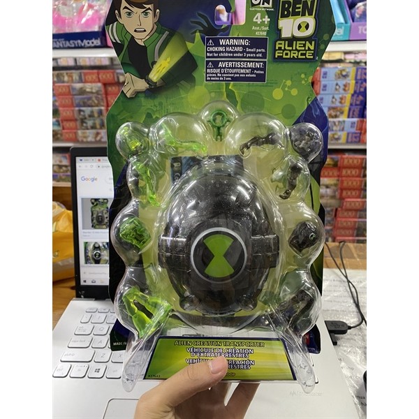 Đồ chơi Ben 10 Alien Force – Alien Creation Transporter: Alien X & Goop