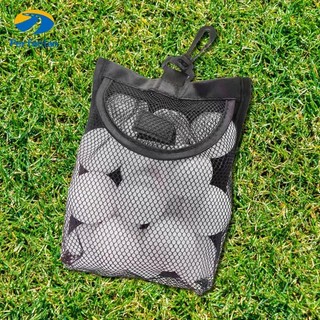 Perfeclan Golf Ball Túi Đựng Bóng Nhỏ Di Động Có Móc Cho Vòng Đai Bóng Golf Tổ Chức Bền Bóng Golf Túi Bảo Quản Túi Lưới