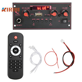 RIRIHI Bảng khuếch đại bảng giải mã DC3.7-5V MP3 BT có chức năng micrô 2x10W với bộ khuếch đại