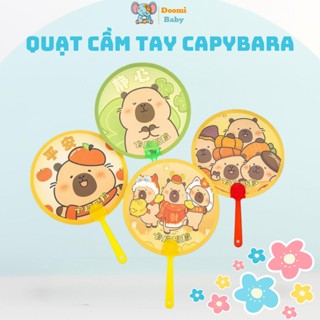 [Giá Siêu Sốc] Quạt Cầm Tay Capybara Nhựa An Toàn Doomi Baby - HT787