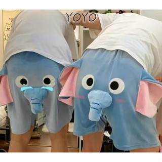 Quần short Dumbo dễ thương cho các cặp đôi, quần short voi co giãn vui nhộn cho nam và nữbasicĐồ Ngủ