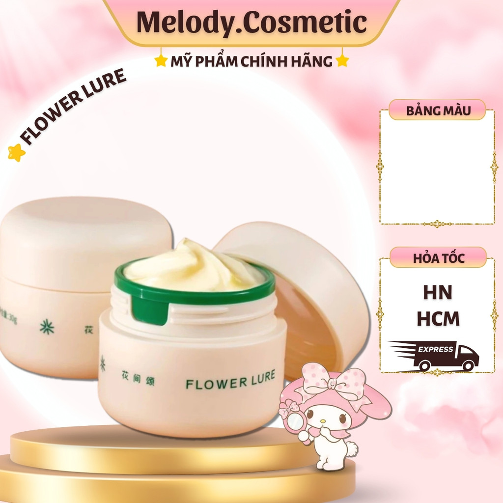 [FLOWER LURE] Kem Lót Trang Điểm Flower Lure Moisurizing Skin-fit 30g MELODY.COSMETIC C624