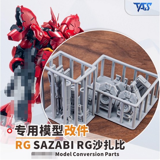 TAS Deatil Nâng cấp các bộ phận in nhựa 3D cho RG 1 / 144 Sazabi