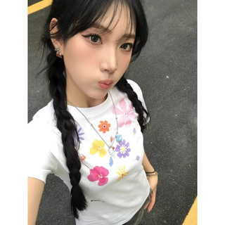  áo thun nữ ôm body trắng cute  áo phông hàn mùa hè baby tee local brand Eleclassm 