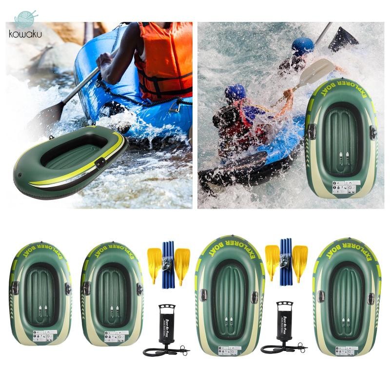 Thuyền Kayak Bơm Hơi Phao Hồ PVC Bơm Hơi Dinghy Thuyền Giải Trí Bơm Hơi