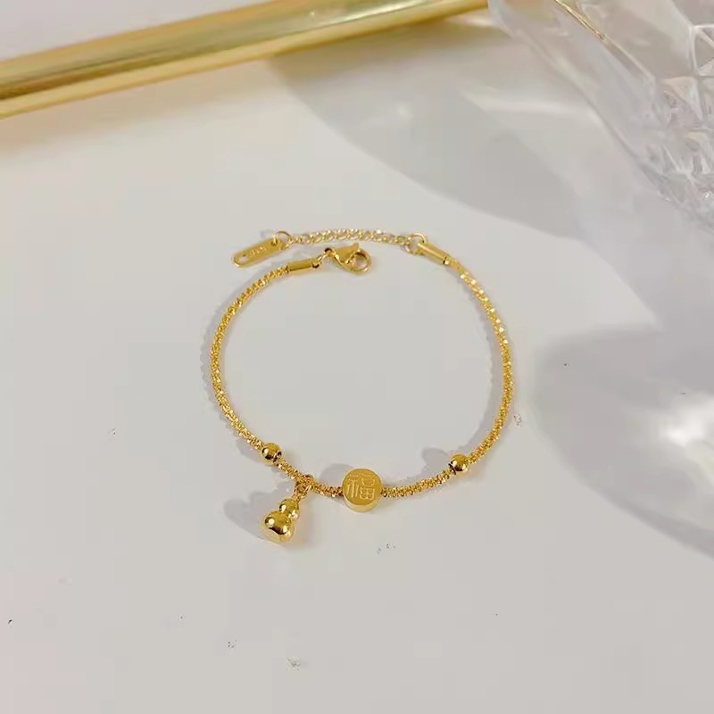 Fu Nhân Vật Bầu Vòng Tay Vòng Chân Nữ Phong Cách Mới Hợp Thời Trang Niche Tinh Tế Cao Cấp Làm Món Quà Trang Sức Perfect