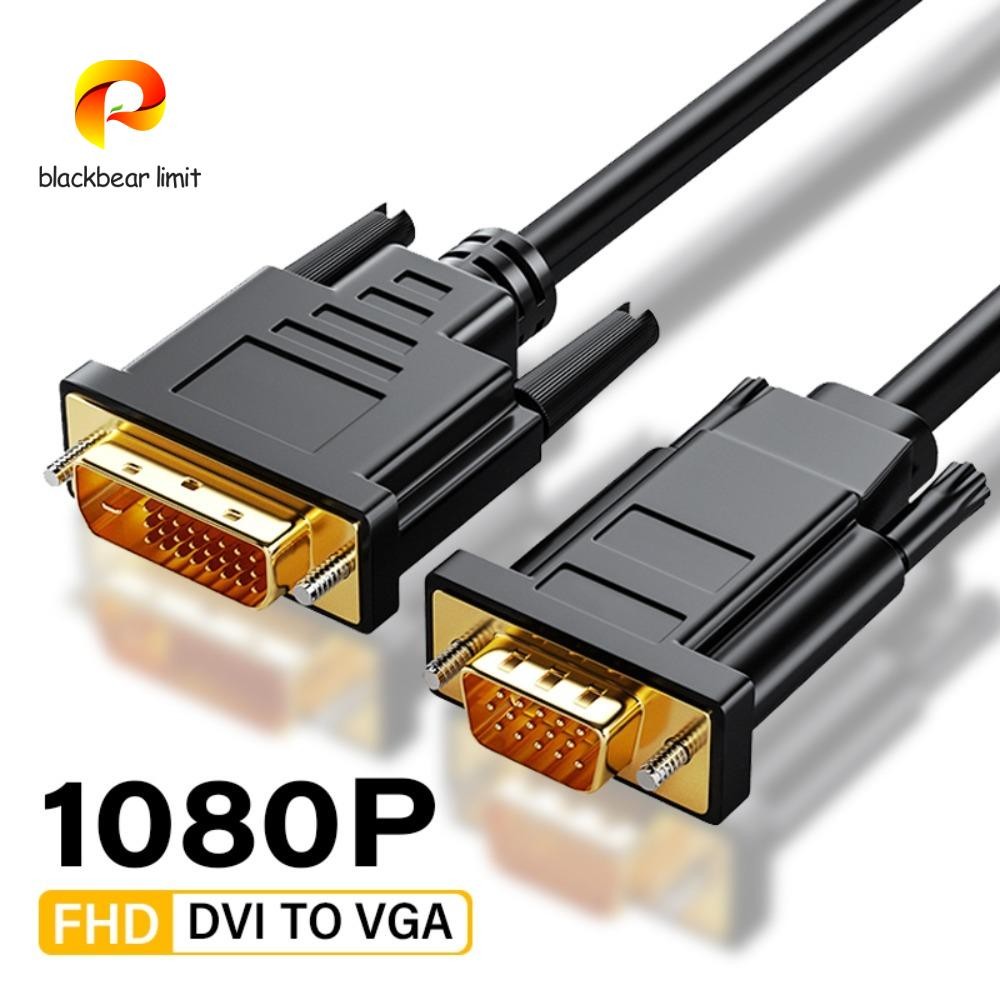 BLACKBEAR LIMIT Dvi 24 + 1 Sang Vga Cable, Bộ chuyển đổi Video 15 chân Vga Dvi Sang Vga Cable Adapte
