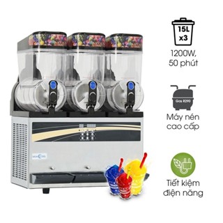 Máy làm kem siro tuyết NEWCOOL NC-X450 (3 ngăn) - Bảo hành chính hãng 24 tháng