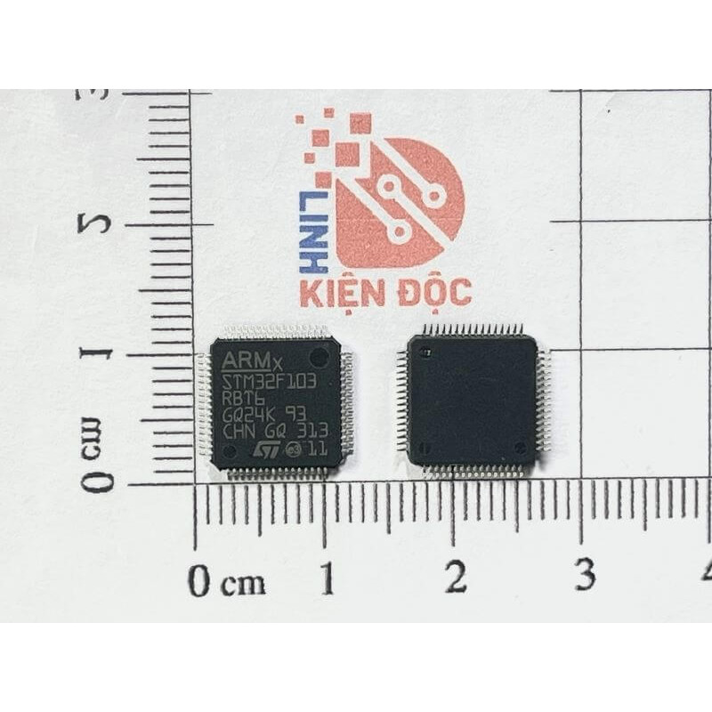 [1 Chiếc] STM32F103RBT6 Vi điều khiển chính hãng ST LQFP64