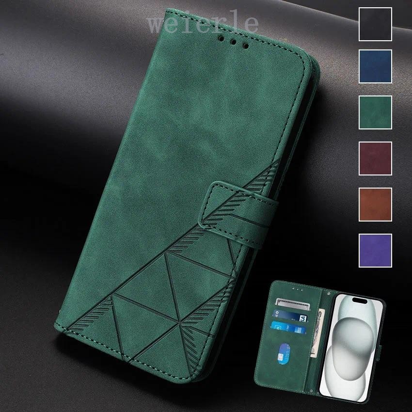 Ốp Lưng Cho Xiaomi Redmi A5 Ốp Lưng Ví Da Hình Học Cho RedmiA5 Ốp Lưng Redmi A1 A2 A3 Pro A3X A4 A1 
