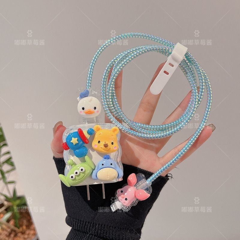 Winnie the Pooh VIVO 120W Bộ bảo vệ bộ sạc TYPE C Cổng VIVO Y35 Vỏ sạc VIVO 33w 90w Vỏ sạc