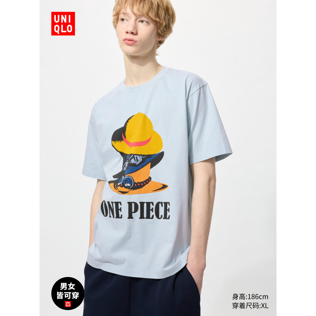 Quần áo nam nữ Uniqlo Cặp đôi UT ONE PIECE ARCHIVE Áo thun ngắn tay in hình480691