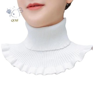 [QOE]Cổ Áo Giả Len Giữ Ấm Cho Mùa Đông,Có Thể Tháo Rời Cổ Áo Nữ Cao Cấp Chất Vải Len Ấm Áp Chống Gió Thời Trang