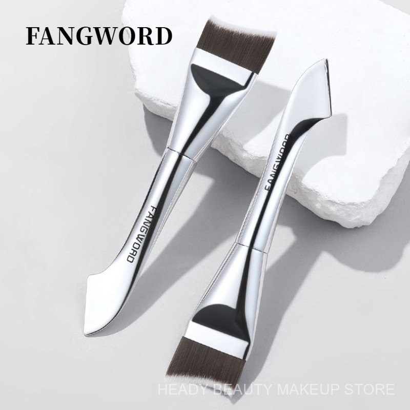 Cọ nền FANGWORD, cọ nền hai đầu, cọ mặt nạ, nền trong suốt có đầu cạo, cọ trang điểm không có nền JH