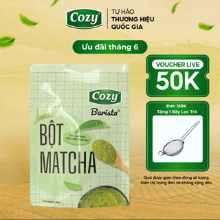 [KOLs] Bột Matcha Cozy Barista, Bột Trà Xanh Pha Matcha Latte Công Nghệ Nghiền Chậm Không Sinh Nhiệt Nhật Bản 200gr