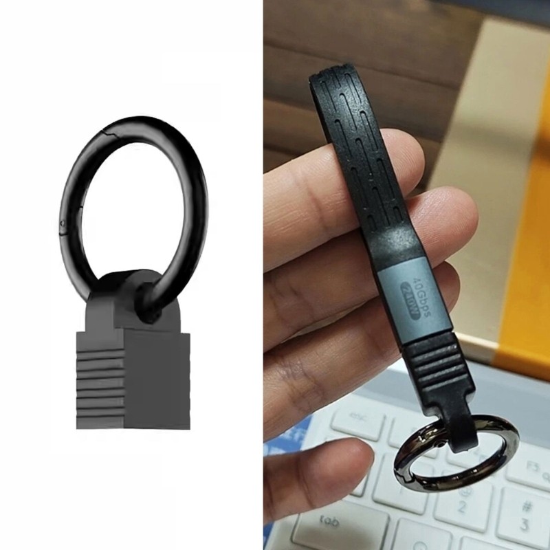 COME Mini Data Cable Holder Keying Accessory Storage Solution Business Student Essential
