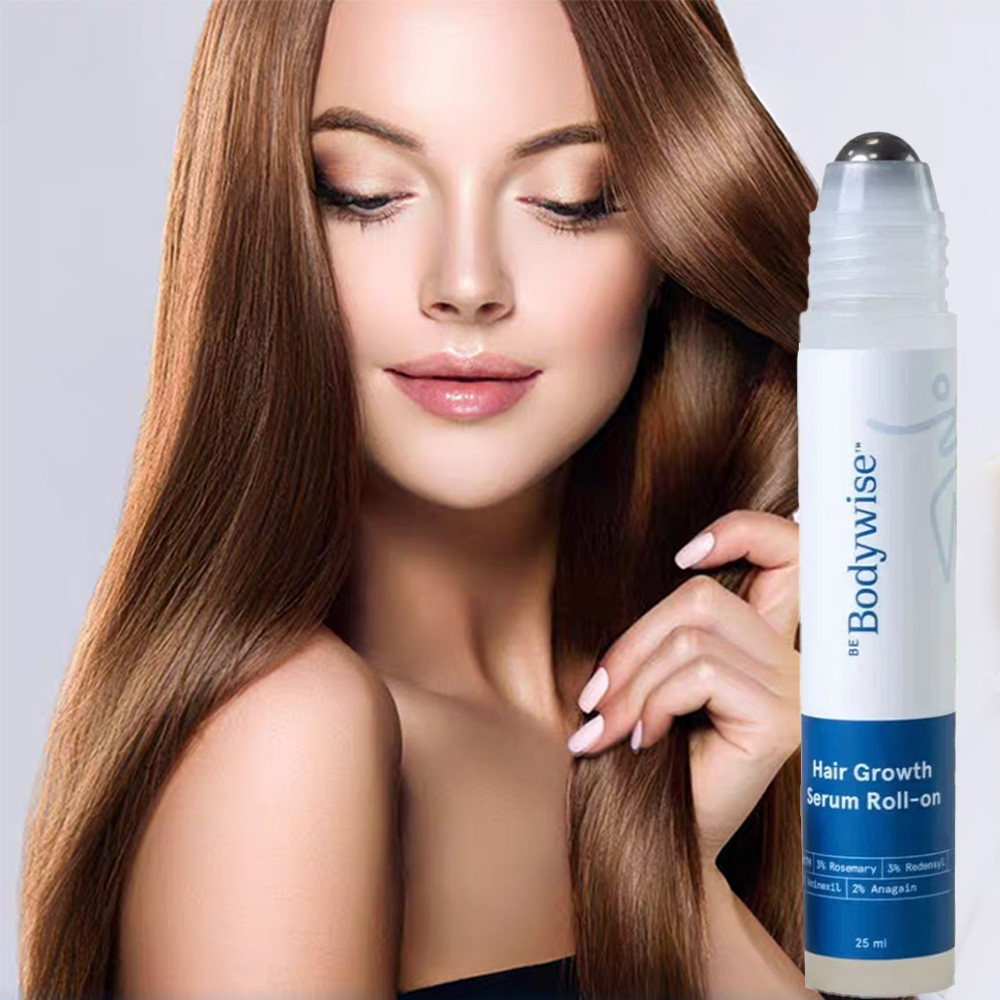 Be Bodywise Rosemary Hair Growth Serum Roll On 25 ml | Reduces Hair Fall | Women & Men