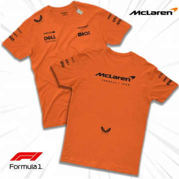 Áo thun đua Mclaren F1 cổ tròn