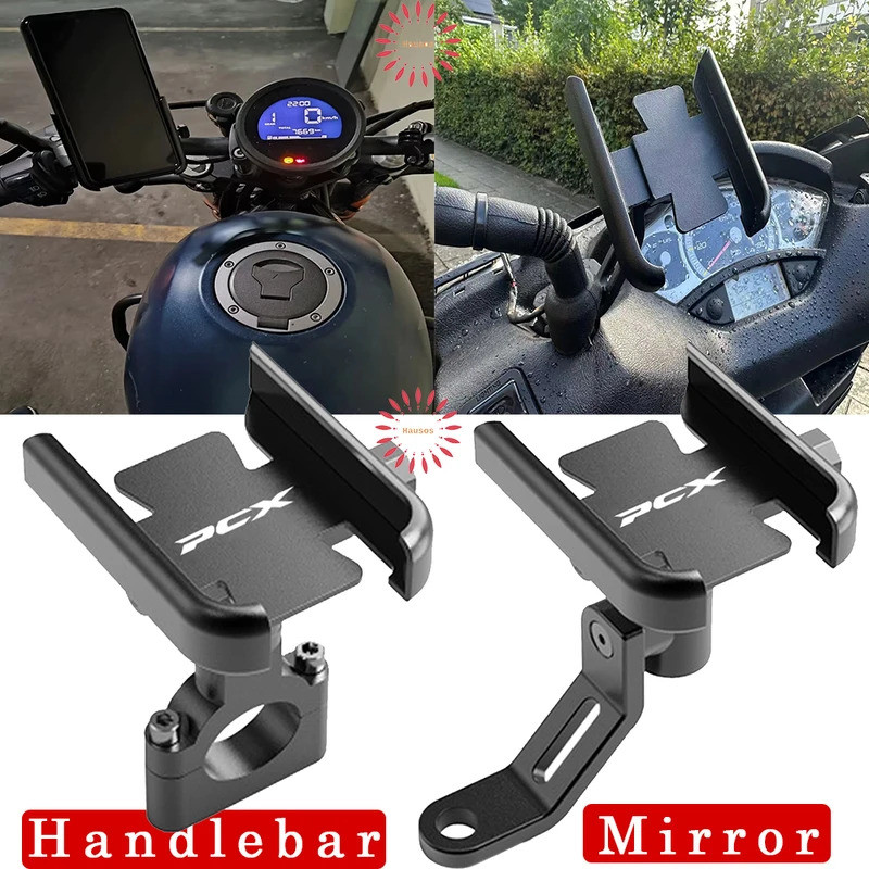 Dành Cho Xe HONDA PCX125 PCX150 PCX160 PCX 125 150 160 Xe Máy Tay Cầm Điện Thoại Di Động Giá Đỡ GPS 