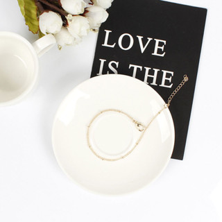 🌈Patrackiy✨Lắc chân nữ thời trang đơn giản đính hạt đa năng