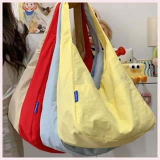 Túi Tote Màu Trơn Ba Lô Ánh Sáng Phù Hợp Với Học Sinh Đơn Giản Đi Lại Dung Tích Lớn Túi Đeo Vai Lớp Túi Đa Năng