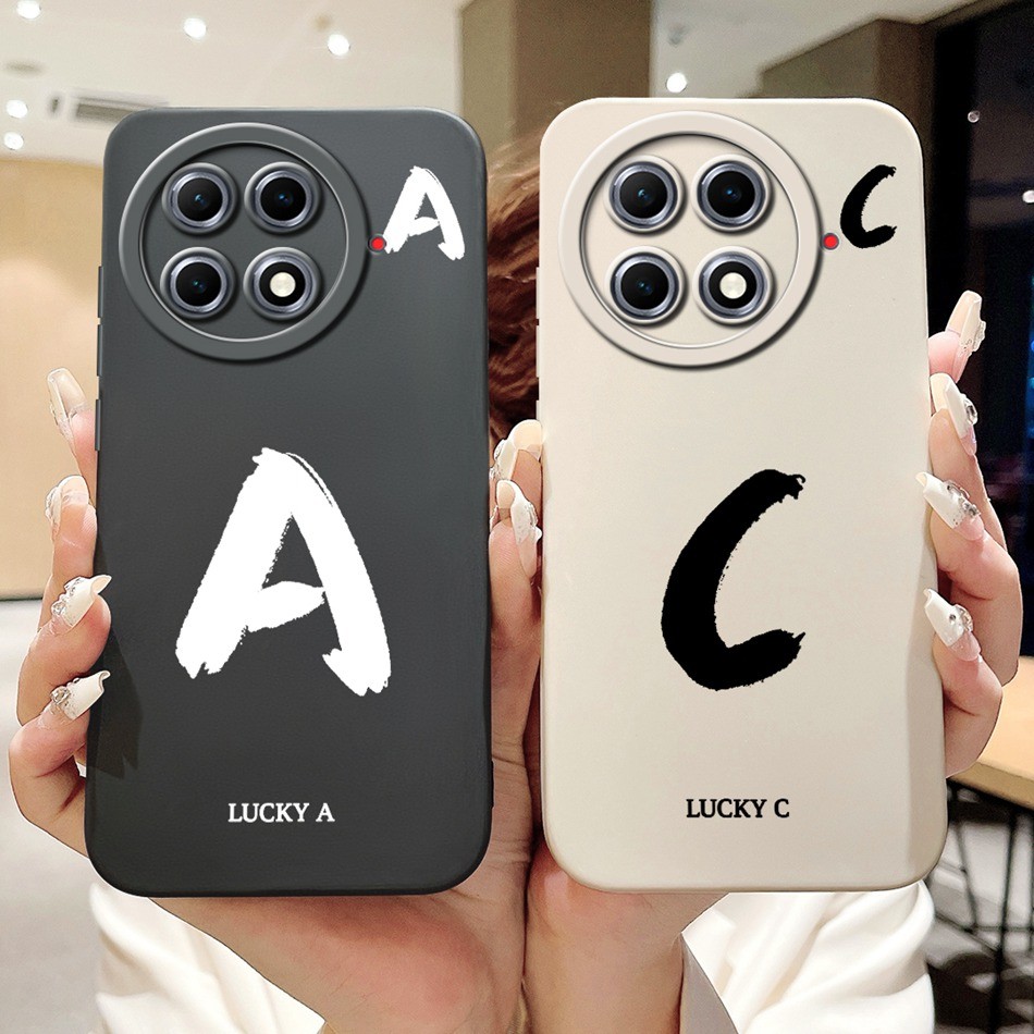 Dành Cho Tecno Camon 30S CLA5 / Camon 30S Pro CLA6 Vỏ Điện Thoại Chữ Cái Ban Đầu May Mắn Camon30S 30