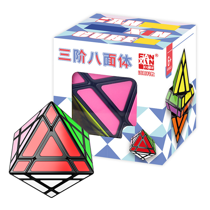FanXin Octahedral 3X3 Cube Magic Cube Speeding Stickerless Fidget Toys Cubo Magico Puzzle Educationa
