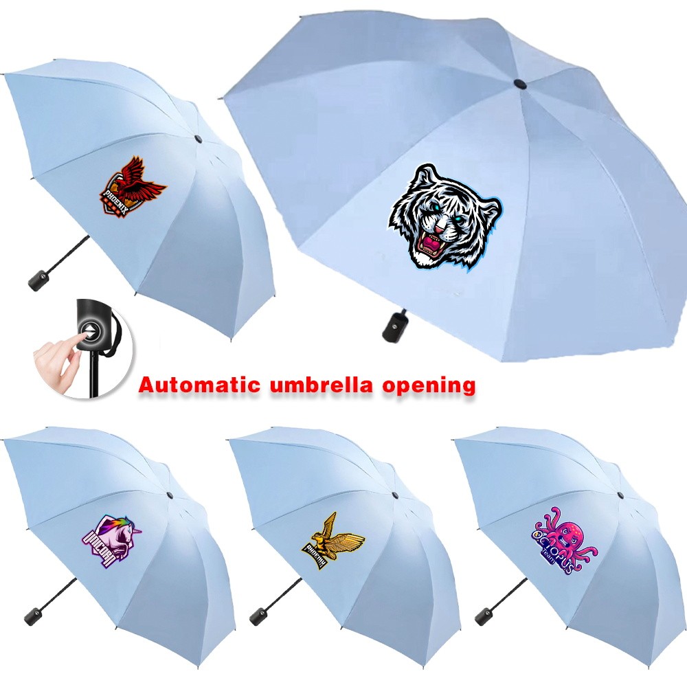 LIMITED EDITION Team Spirit Umbrella - 2-Way Foldable Protection (Logo Series) (Easy Fold)Automatic 