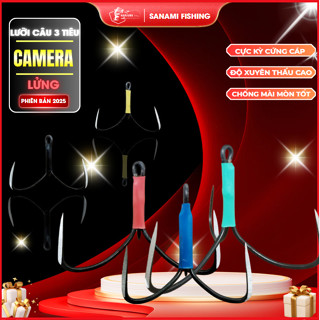 Lưỡi Câu 3 Tiêu , Lưỡi Câu Camera Chuyên Câu Lửng Siêu Sắc Bén LC56