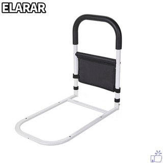 ELARA‌R Người cao tuổi Tay cầm an toàn Đường ray giường, Thanh hỗ trợ người cao tuổi chống trượt, Nhà thiết kế sáng tạo có túi đựng tay vịn đầu giường bền cho phòng ngủ