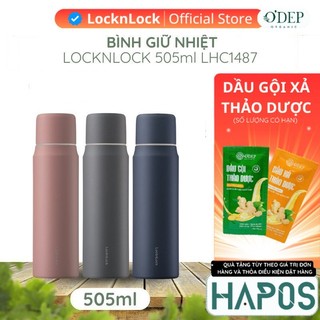  Bình giữ nhiệt 505ml Maman LocknLock Chính hãng giữ nhiệt lâu nắp kín có thể thay thế cốc LHC1487 - HAPOS OFFICIAL 