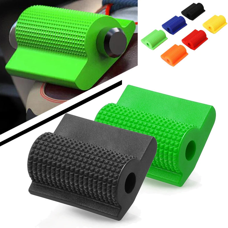 Xe Máy Sửa Đổi Một Phần Cao Su Ốp Lưng Giày Bảo Vệ Chân Peg Ngón Chân Gel Cho Kawasaki Ninja 125 250