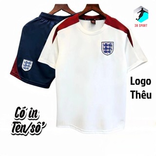 [Nhận in tên số theo yêu cầu] Quần Áo Bóng Đá, Đồ Đá Banh Anh trắng 2026 vải S-COMF cao cấp