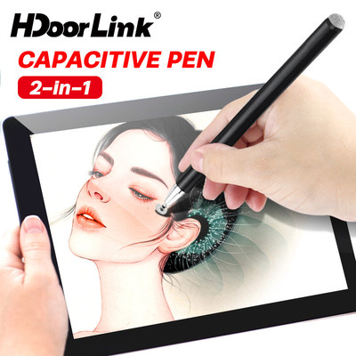 HdoorLink Universal 2In1 Stylus Vẽ Máy Tính Bảng Bút Cảm Ứng Màn Hình Điện Dung Cho Điện Thoại Di Động